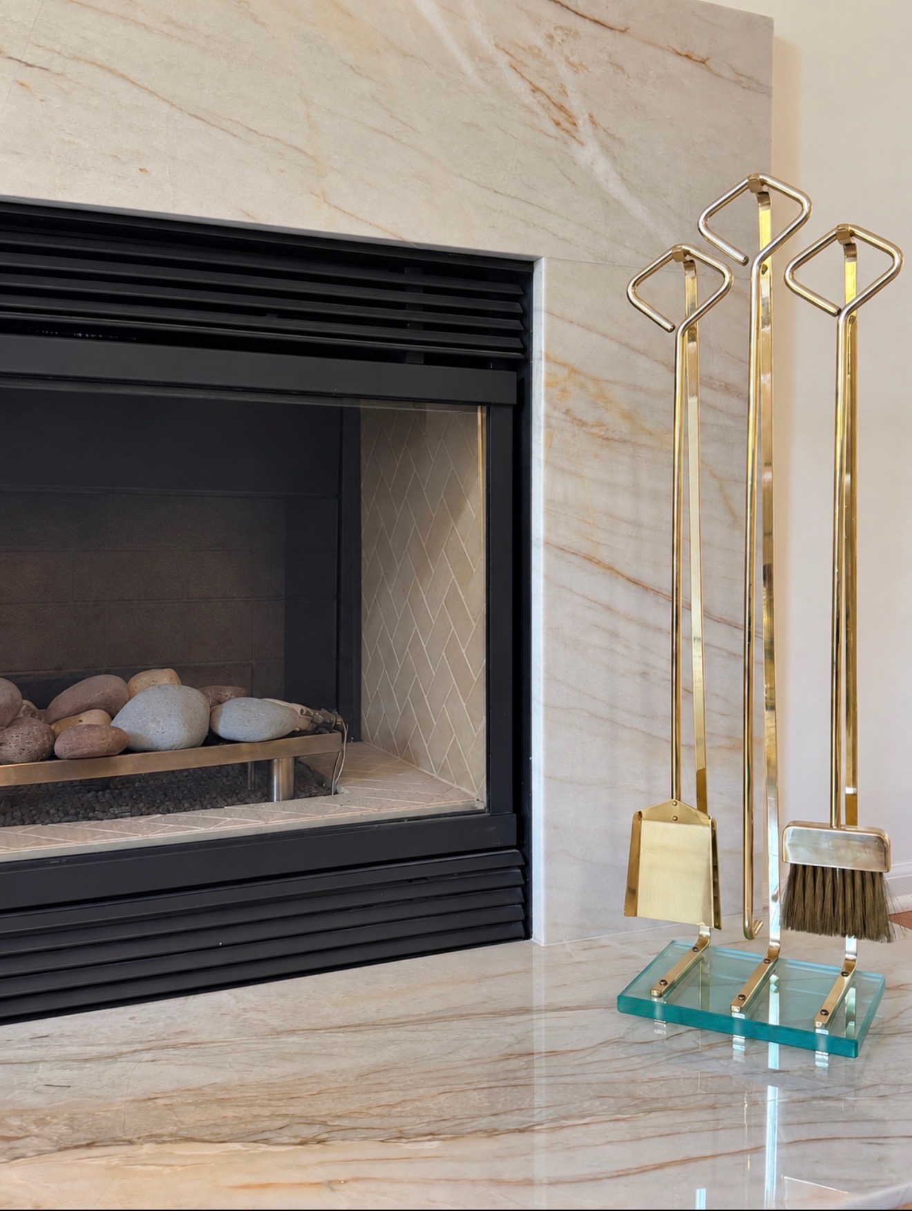 Fontana Arte Fireplace Tools